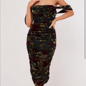 Missguided • Floral Midaxi Dress